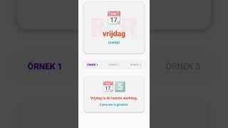 Hollandaca gün isimleri ve doğru telaffuzları 🇳🇱📅