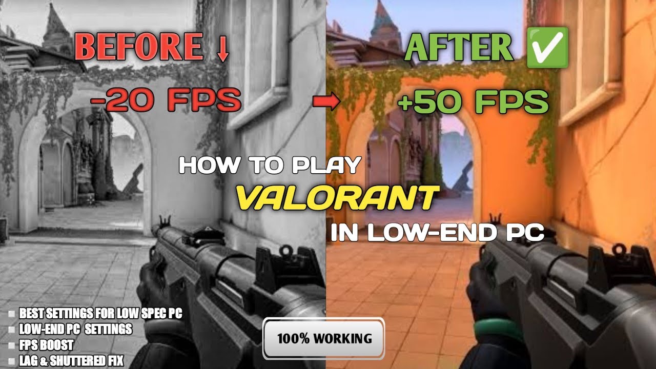 How to play Valorant on Low-End PC Optimization | Lag Fix & FPS Boost ...