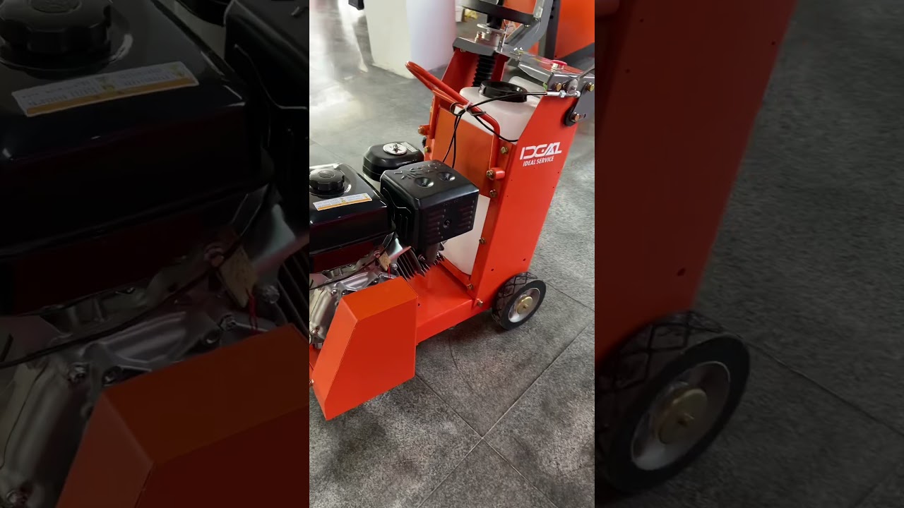 New type road cutting machine 