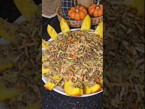 شوفوا الطريقة الكاملة بالقناة اكسبلور قرع أوزي محشي رز وصفات محشي طبخ بيتي أكل شهي