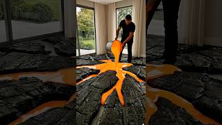Concrete to LAVA 🔥 Epoxy Floor Transformation!