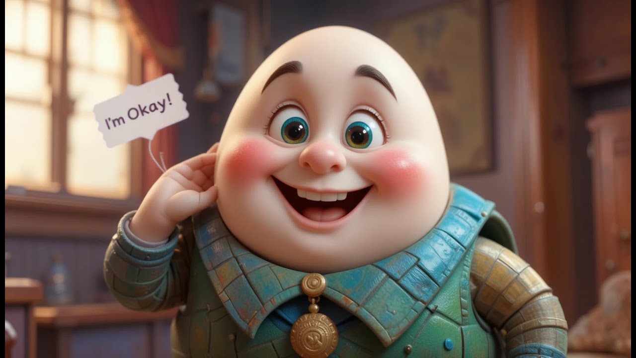 Humpty Dumpty's Big Comeback | Uplifting Kids Rhyme about Resilience | 