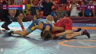 GOLD WW - 49 kg: R. SZENTTAMASI (HUN) v. E. MALMGREN (SWE)