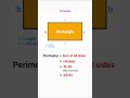 Define the formulas of Perimeter of Rectangle | #educoclasses25