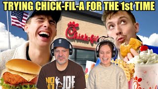 Celebrity Two Brits Try Chick-Fil-A for the First Time - JOLLY Reaction Wealth