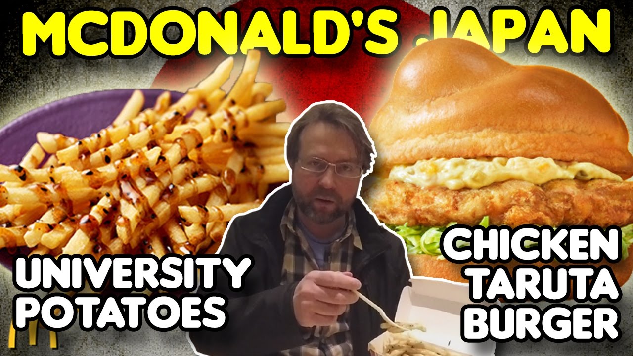 McDonald's Japan Chicken Taruta Burger & University Potatoes YouTube