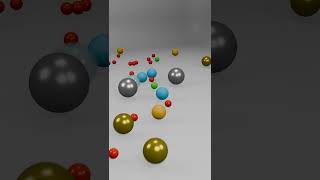 Insane Physics Test in Blender ⚡ Satisfying Physics Simulation  | #relaxing #3danimation #satisfying