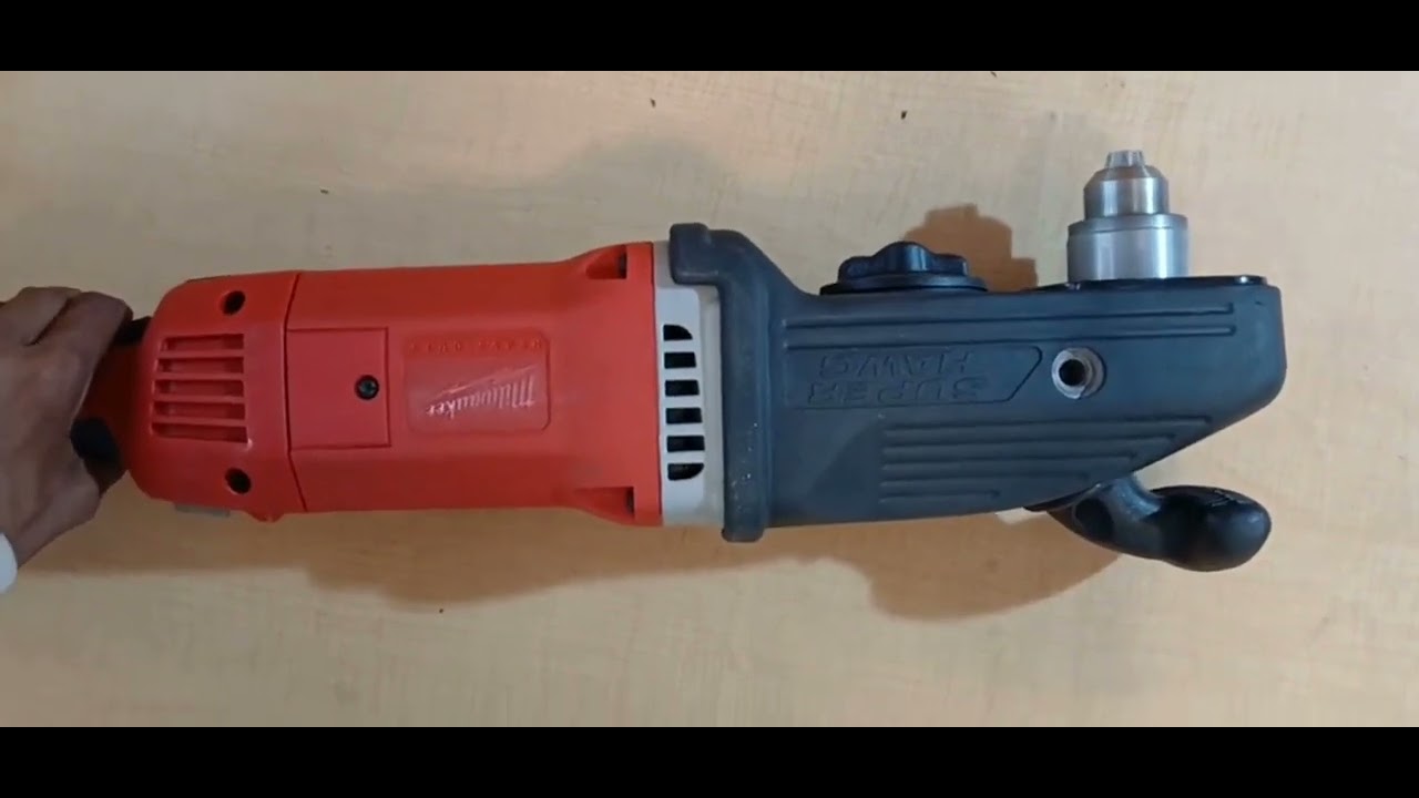 Milwaukee Electric 1680-20 Heavy-duty Super Hawg Right Angle Drill