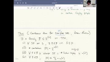 24.11.04, Hong Liu, Extremal Combinatorics: Lecture 11