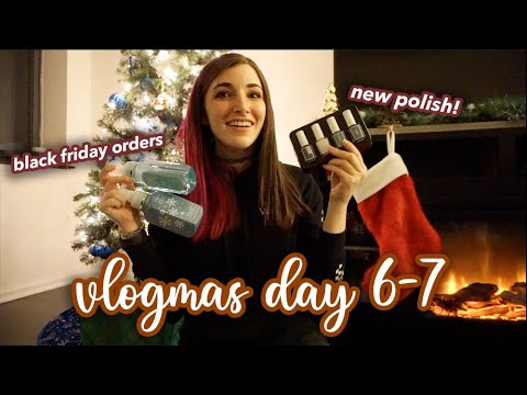 VLOGMAS DAY 6 & 7: Black Friday haul, new nail polish, hanging with Leah! || Kelli Marissa Vlogs