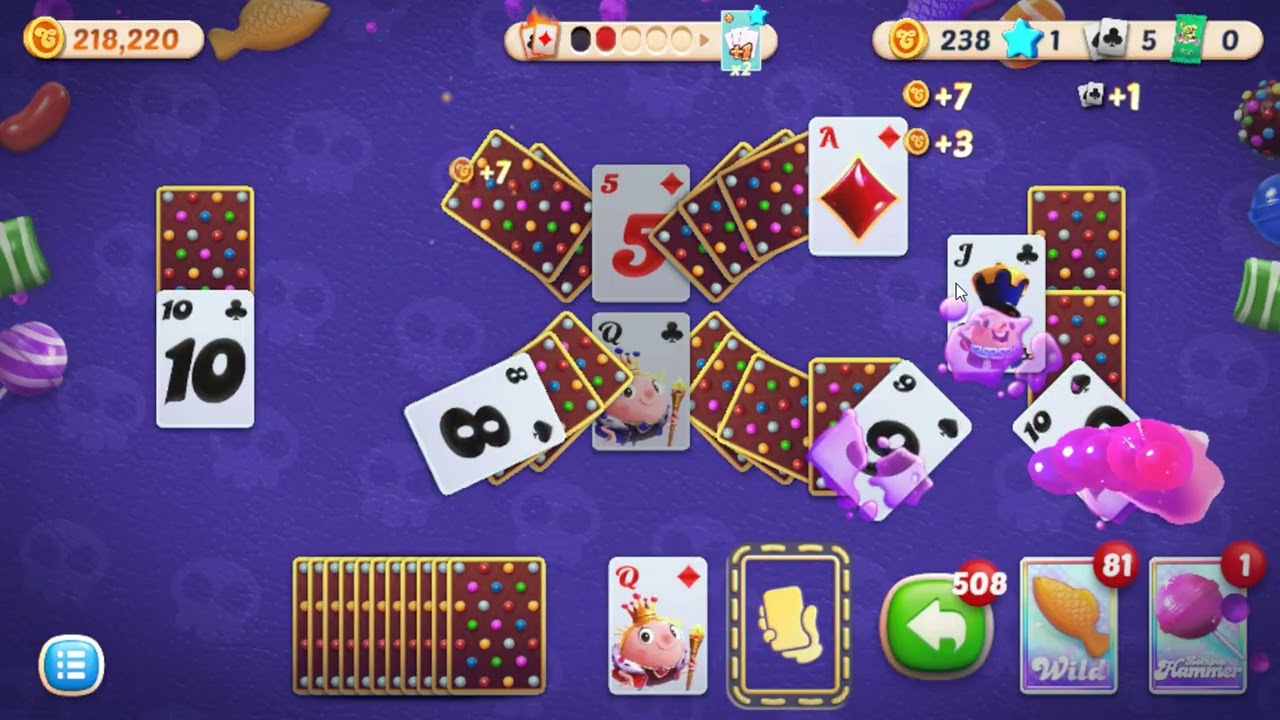 Candy Crush Solitaire Level 630 - NO BOOSTERS GAMEPLAY 🍬🃏 | SKILLGAMING ✅