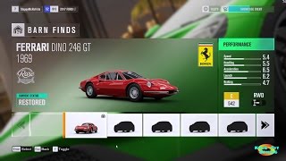 Forza Horizon 3 - First Barn Find - Ferrari Dino