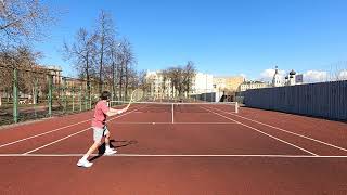 Теннис одиночка (Рома - Кирилл) 2 сет || 3.0 NTPR