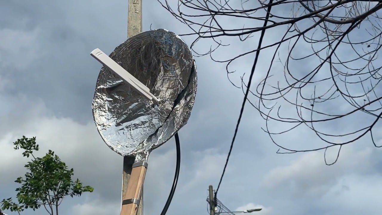 DIY 4G BOOSTER PARABOLIC DISH ANTENNA YouTube