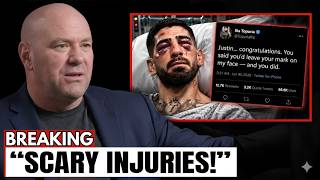 💥 Dana White Finally Speaks on Ilia Topuria's Brutal UFC White House Injury!