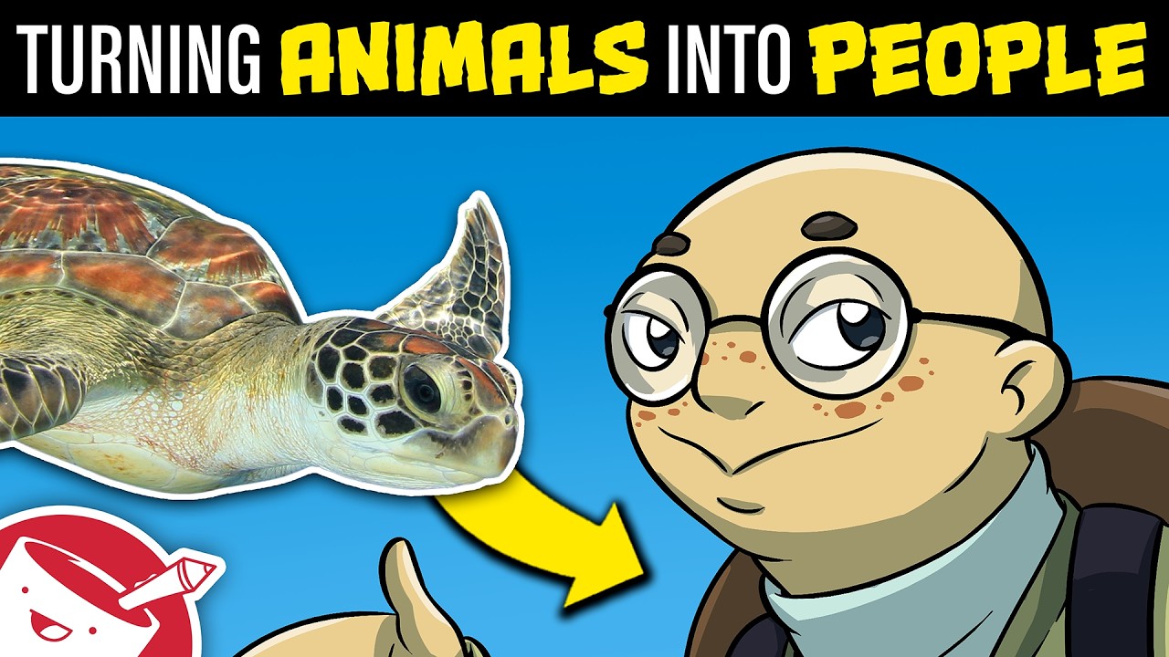 Drawing Animals as People (With Nathan's Wife Emily!)