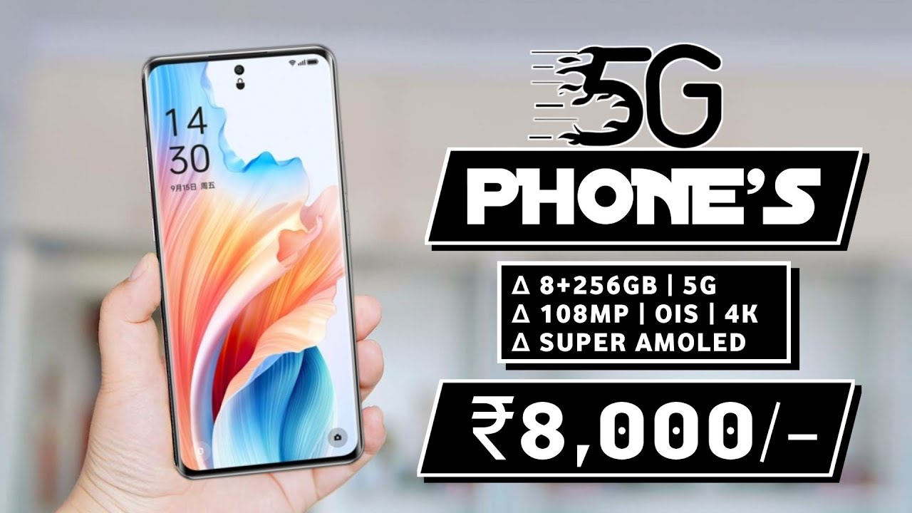 Top 5 Best Phone Under 8000 In 2025 | Best Entry-Level 5G Phone Under ...