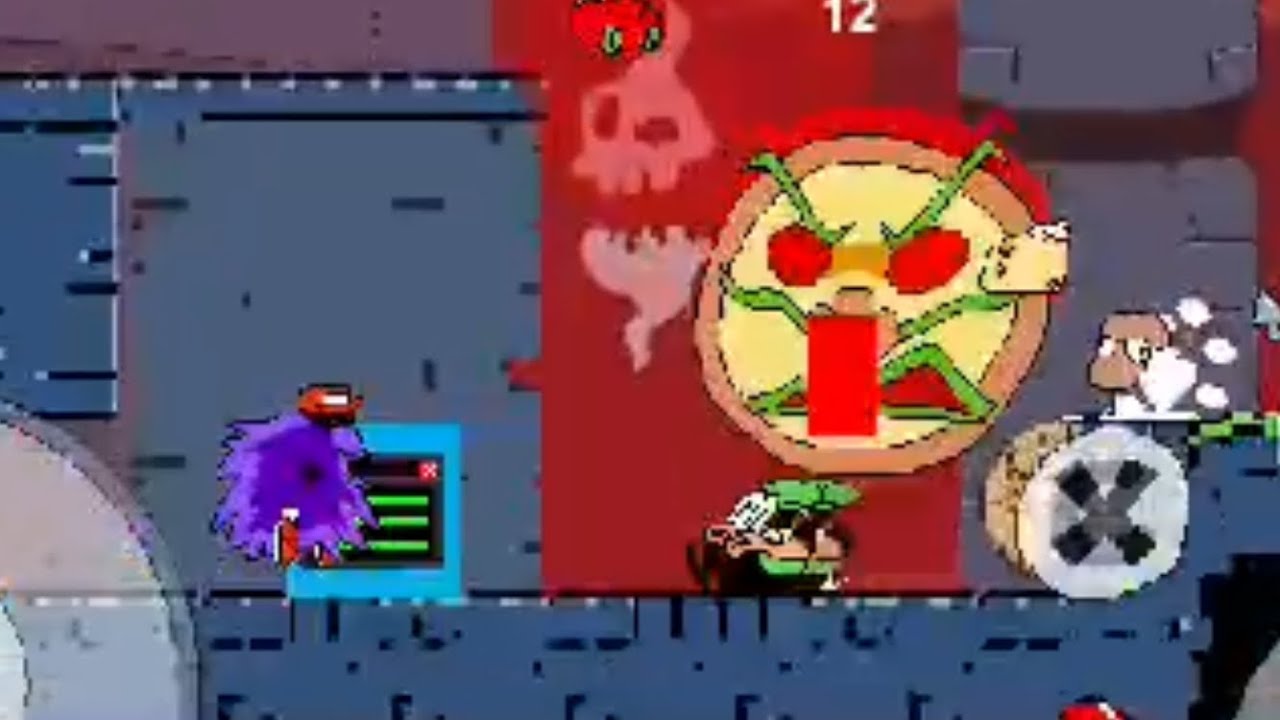 Pizza tower LAP 4 lunatic mode 7 taunts em pizzascare