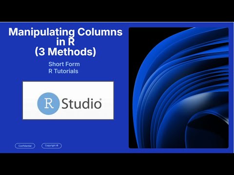 How to Delete Columns in R | Three Methods (in under 2 minutes) - YouTube