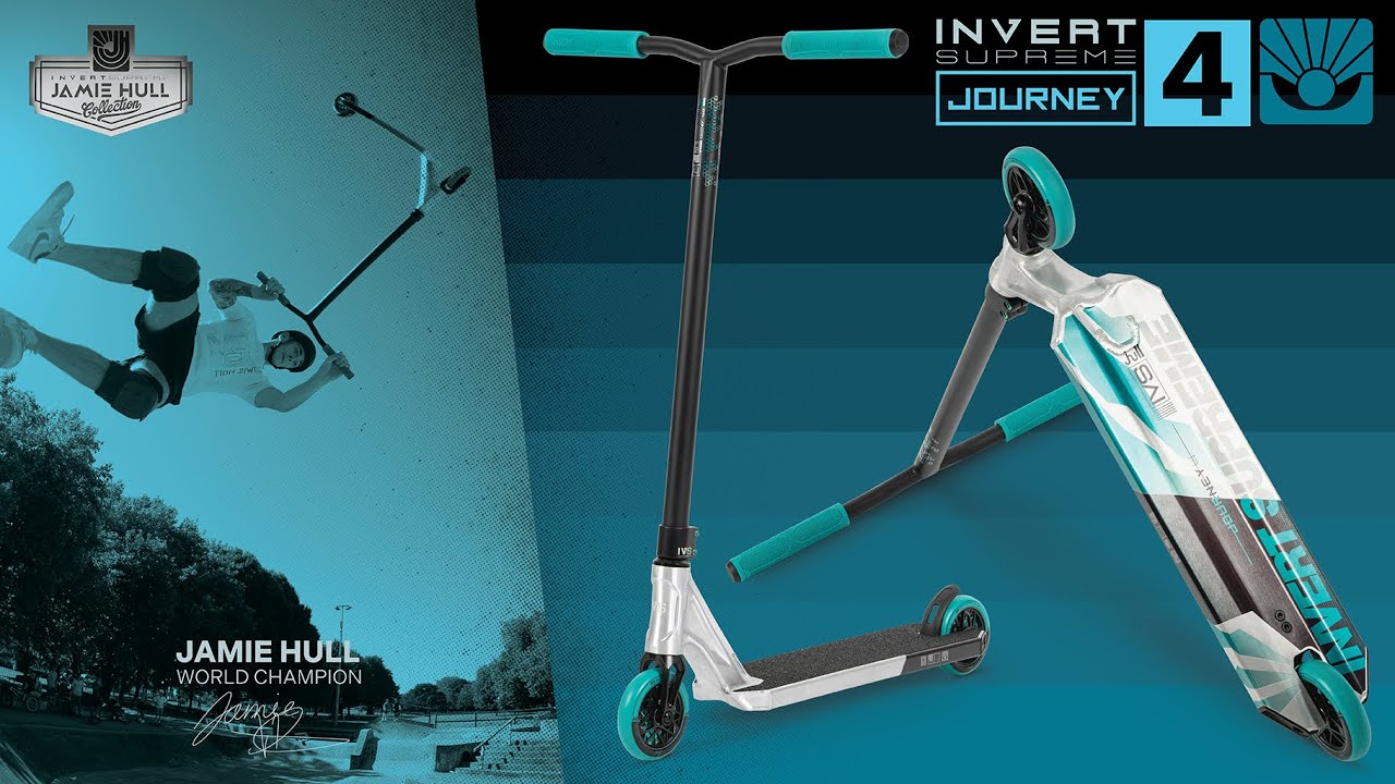 Invert Supreme - Journey 4 - Jamie Hull Collection - Raw/Teal Scooter