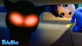 whos under my bed dont be afraid of the dark baby blue kids songs nursery rhymes