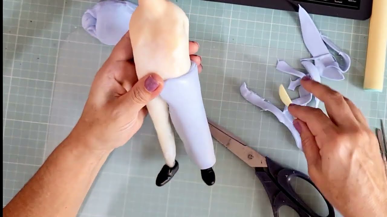 Como fazer calça jeans de biscuít