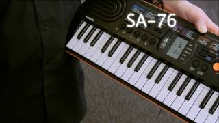 Casio SA76 Mini Keyboard   Casio Select Workshop
