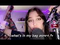 ASMR | what’s in my bag