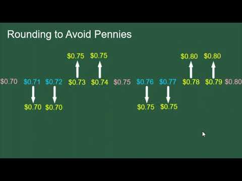 Rounding to Avoid Using Pennies - YouTube