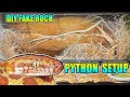 Stimsons python enclosure build diy 3d fake rock background
