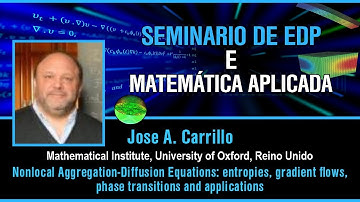 JOSE A.CARRILLO -SESSÃO 36 SEMINARIO DE EDP E MATEMATICA APLICADA