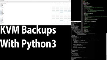 Automatic backup script for KVM with python 3