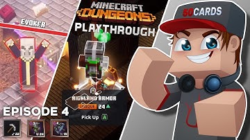 INSANE UNIQUE HIGHLAND ARMOR!! MINECRAFT DUNGEONS PLAYTHROUGH EP 4 | PUMPKIN PASTURES