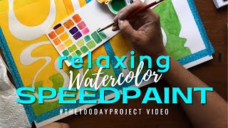 Watercolor Painting 💧 Abstract Speedpaint no talking, relaxing art video time lapse by Heid Horch 61 views 3 years ago 6 minutes, 39 seconds