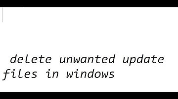 how to delete unwanted windows update files| #shorts
