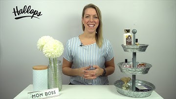 3 Tier Serving Tray - Galvanized, Rustic Metal Stand by Hallops - Assembly Instrutions