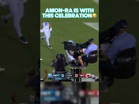 Amon-Ra touchdown celebration Vs Chiefs 😂 - YouTube