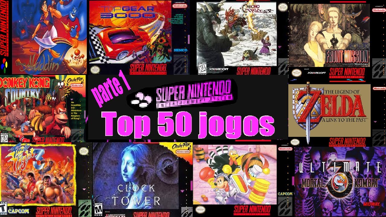 SNES - 986 Jogos (Roms) para Emulador de Super Nintendo - Jogos