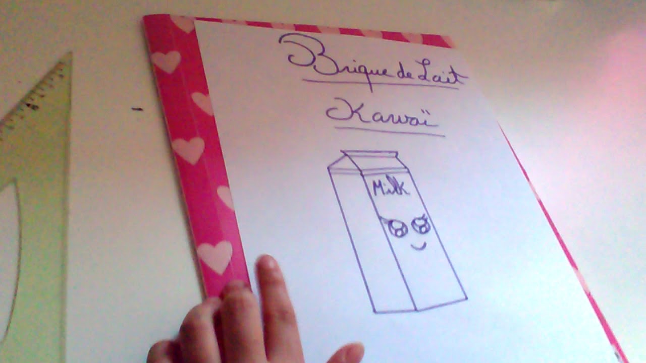 Comment dessiner une brique de lait kawaï -tuto facile à faire - YouTube
