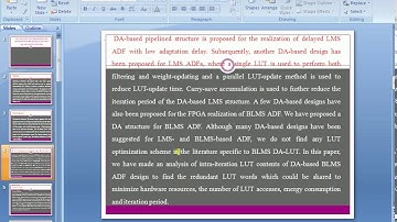IEEE 2016 VLSI LUT OPTIMIZATION FOR DISTRIBUTED ARITHMETIC BASED BLOCK LEAST MEAN SQUARE ADAPTIVE FI