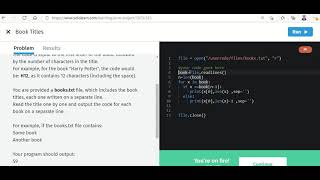 Part 13 Python a simple Book Titles program through SoloLearn in python