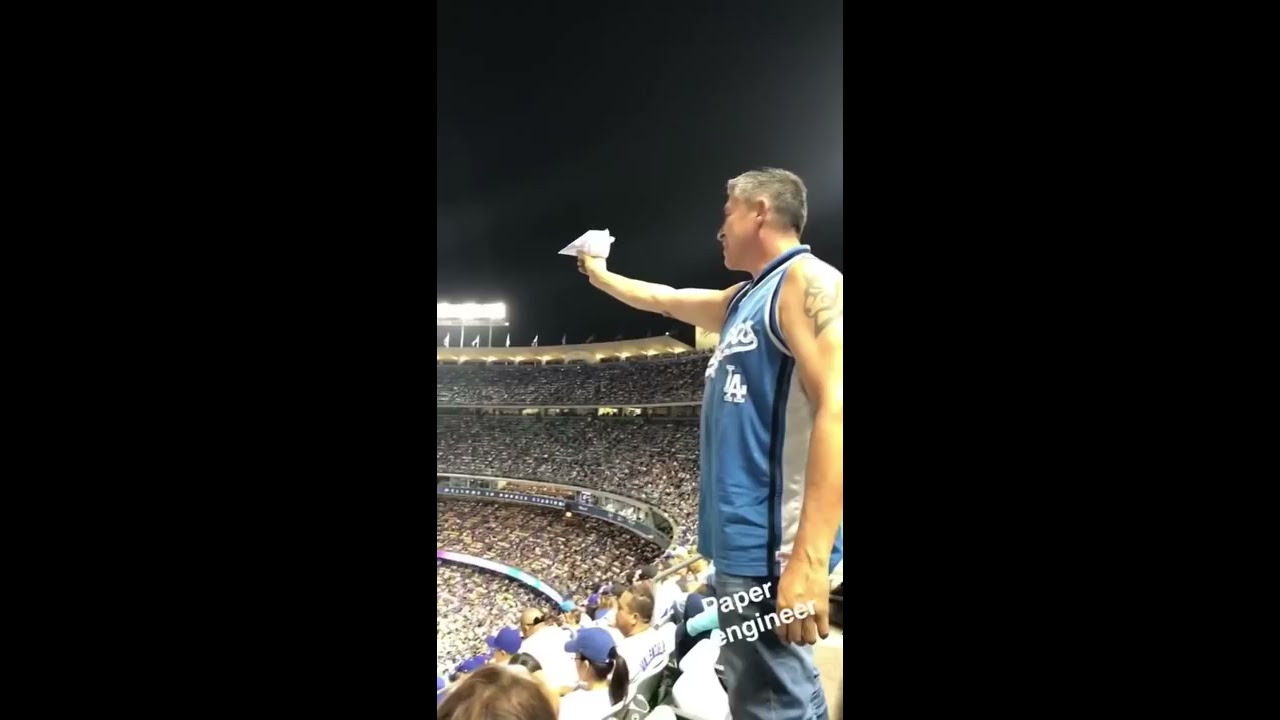 The Greatest Paper Plane In Sports History Shorts Via Crazywill02 TikTok 
