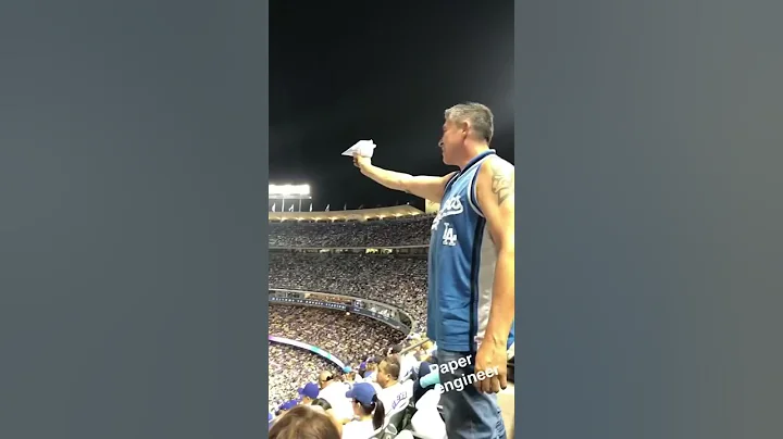 The greatest paper plane in sports history! #shorts (via crazywill02/TikTok) - DayDayNews
