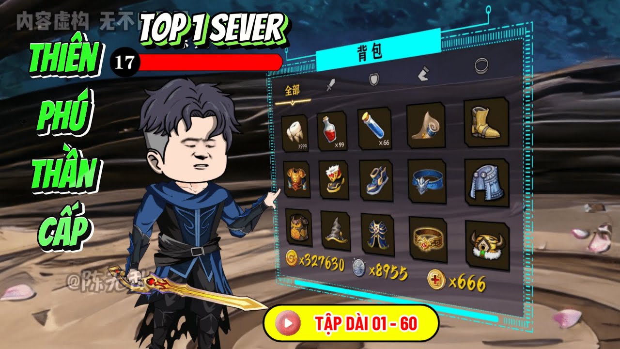 [Siêu dài 01 - 60] Thiên phú thần cấp Top 1 Sever | Ngọc Đức Review