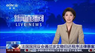 [News Live] French National Assembly Passes Draft Law on Antique Restitution Procedures | News Daily