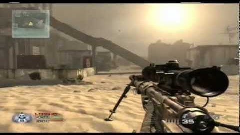 MW2-1v1-Kid rage quits cause i said "theres no radar"