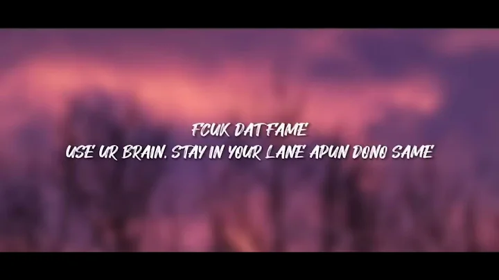 MC STAN - Basti Ka Hasti (lyrics video) | RUDRA