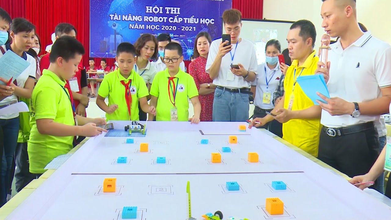Hội thi Robot cấp tiểu học | TP. Uông Bí - tỉnh Quảng Ninh