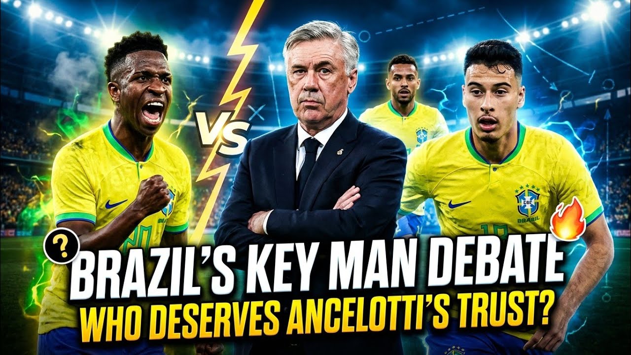 Brazil’s Key Man Debate: Who Deserves Ancelotti’s Trust?