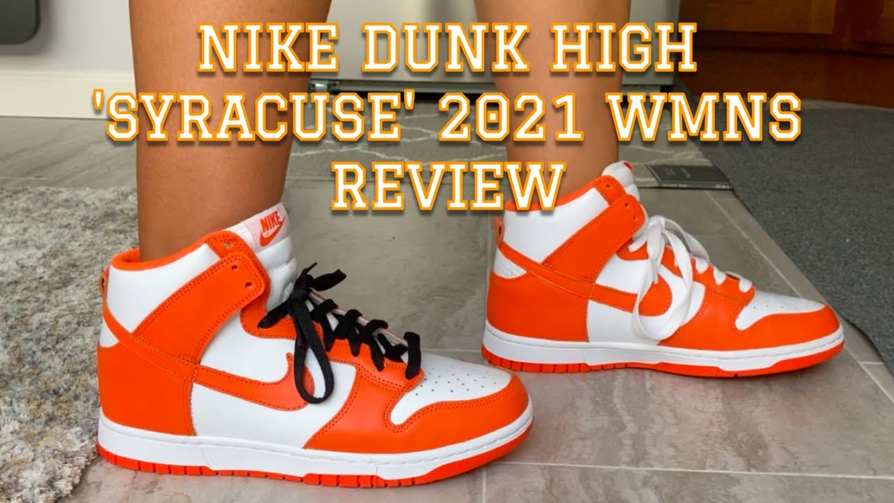 nike dunk high syracuse women's